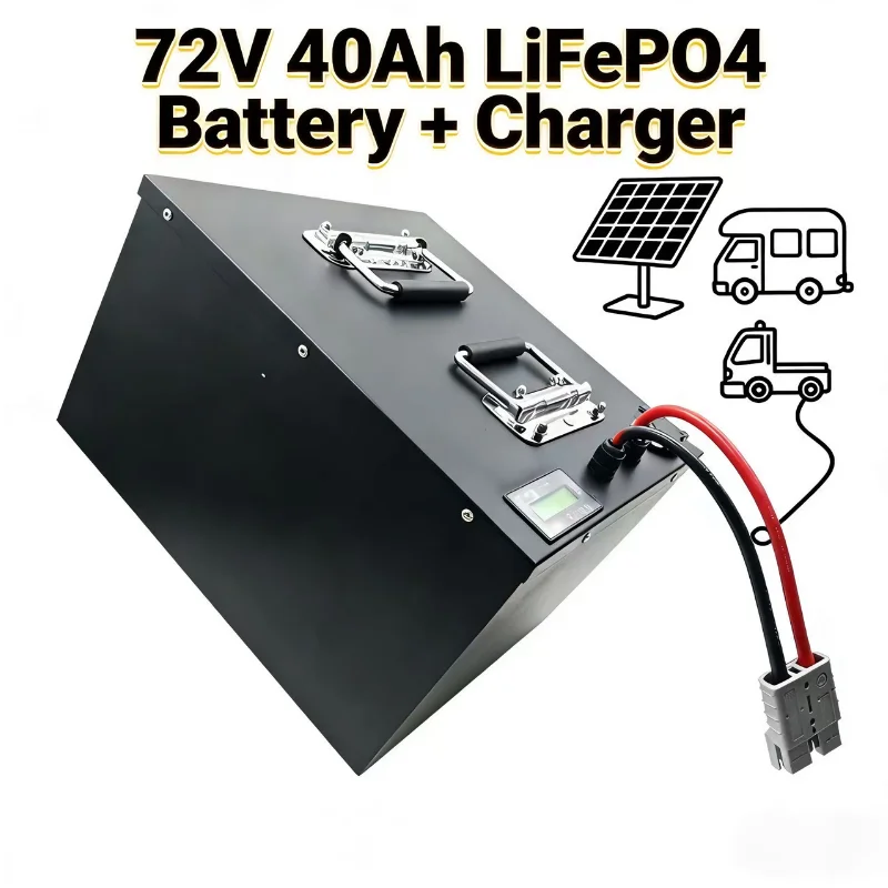 72V 40Ah Lifepo4 Battery Pack - 24S 72V 40Ah LiFePO4 Battery Pack