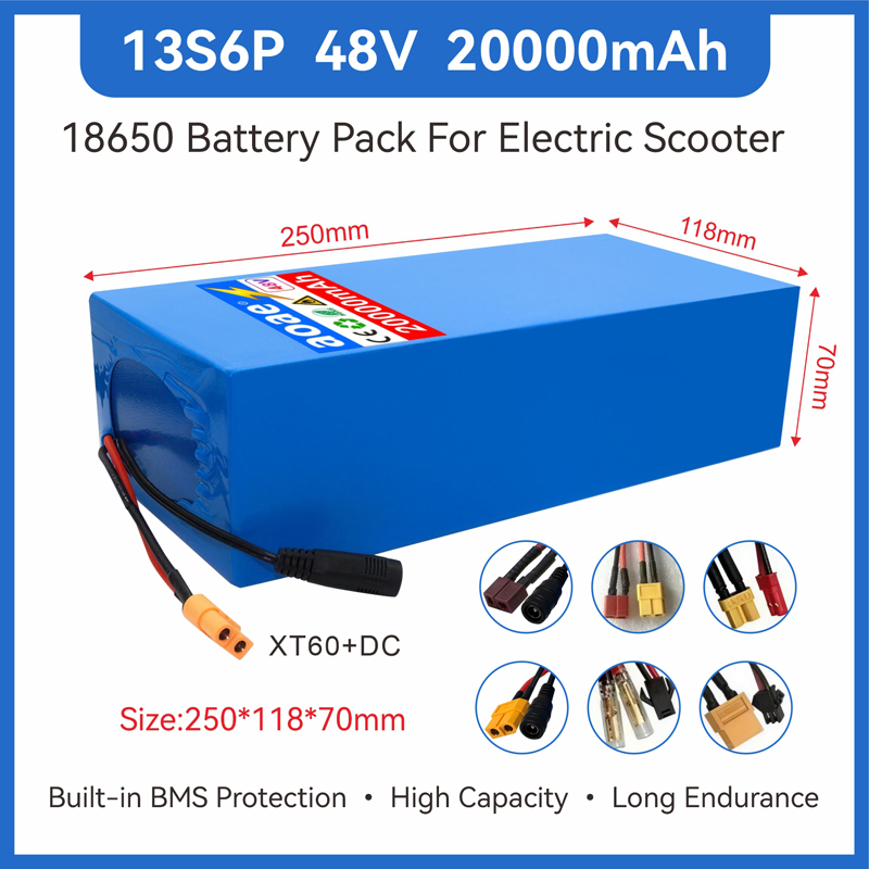 48V Electric Scooter Battery 1 - 60V 50Ah Electric Scooter Battery ulasan dan harga