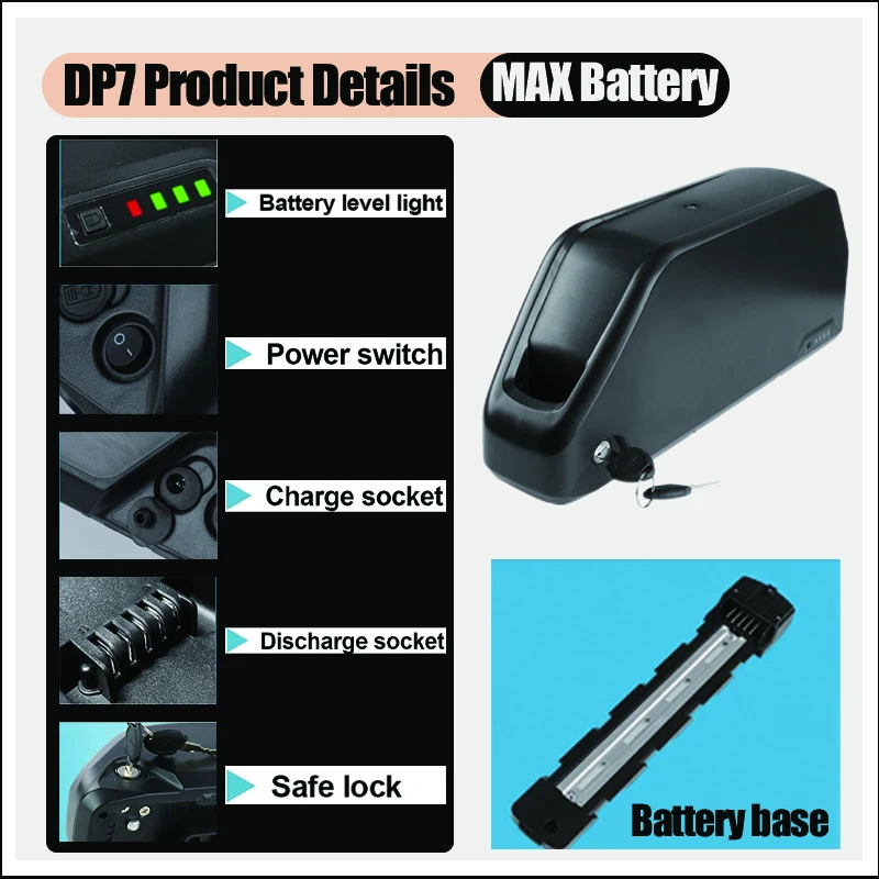 Polly Electric bicycle bike ba - 72V 50Ah 21700 Lithium Battery ulasan dan harga